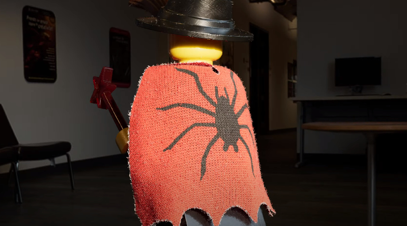 This digital LEGO cape looks just like the real thing