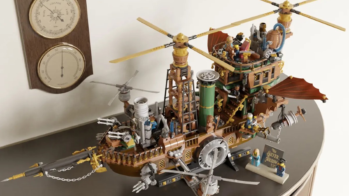 Steampunk Skyship sails in second 2022 LEGO Ideas review
