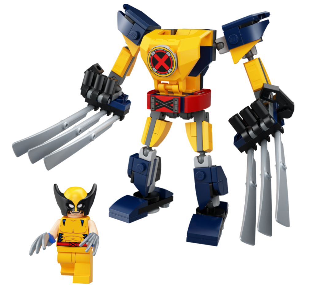LEGO Marvel 76202 Wolverine Mech Armor contents 1024x952