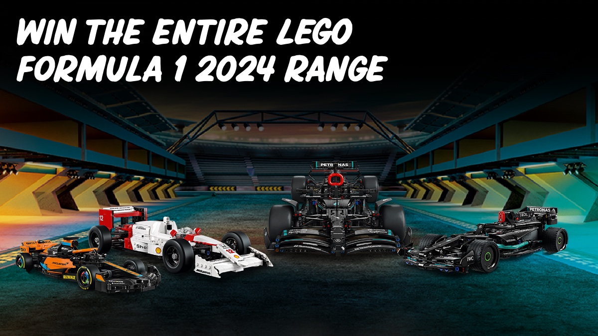 Win the entire LEGO March 2024 Formula 1 range with Brick Fanatics