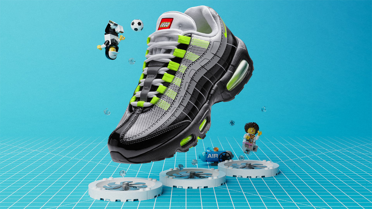 LEGO Nike Air Max 95 shoes land on LEGO.com