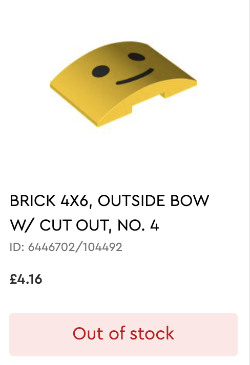Minifigure Face LEGO 40649 Up Scaled LEGO Minifigure