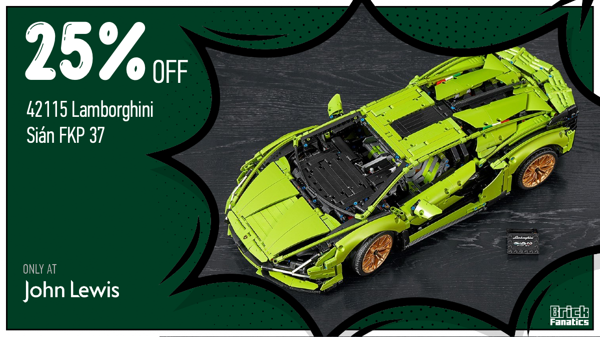 Huge discount on LEGO 42115 Lamborghini Sián FKP 37 in John Lewis Black Friday sale
