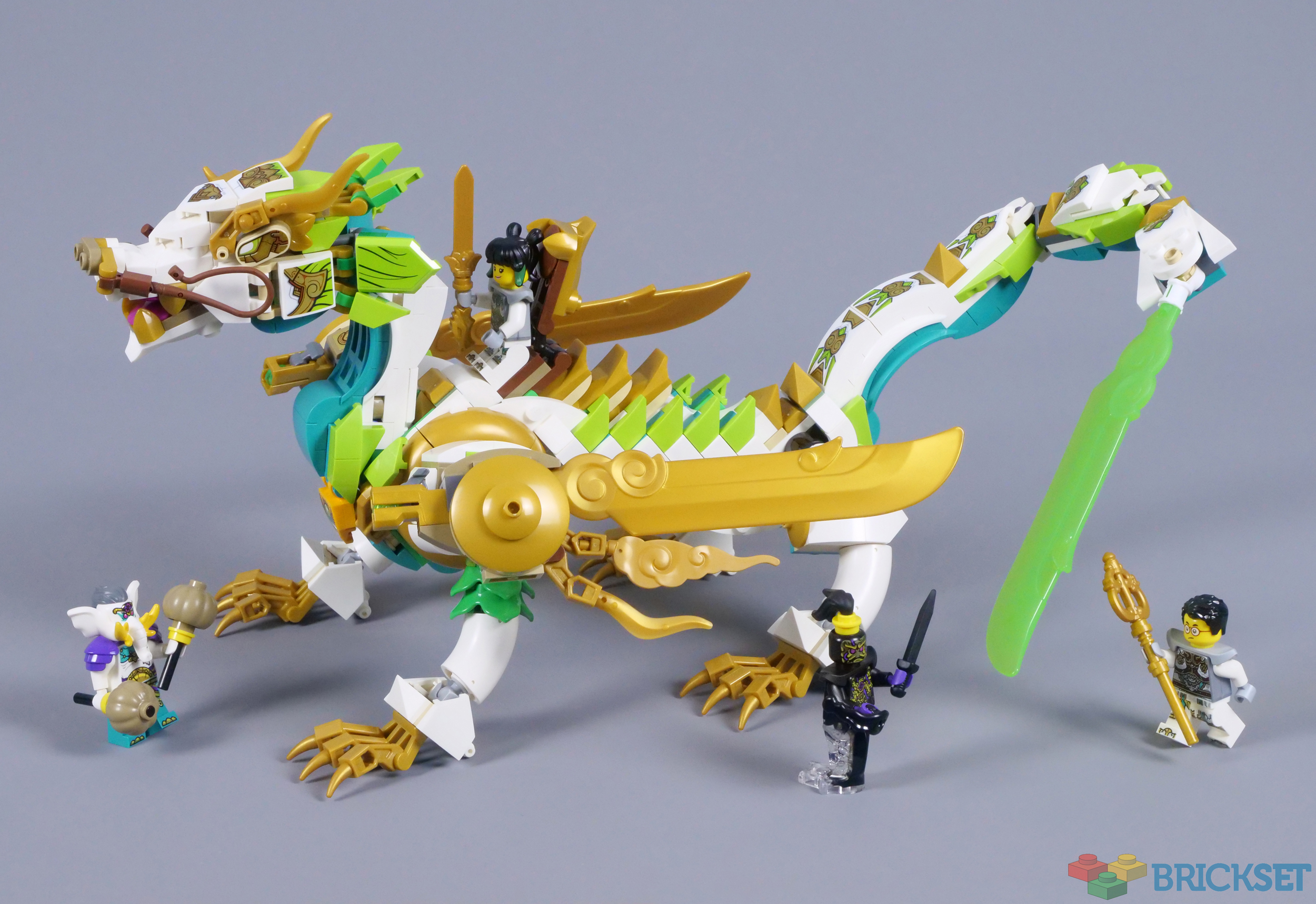 BRICKSET LEGO Monkie Kid 80047 Meis Guardian Dragon review image