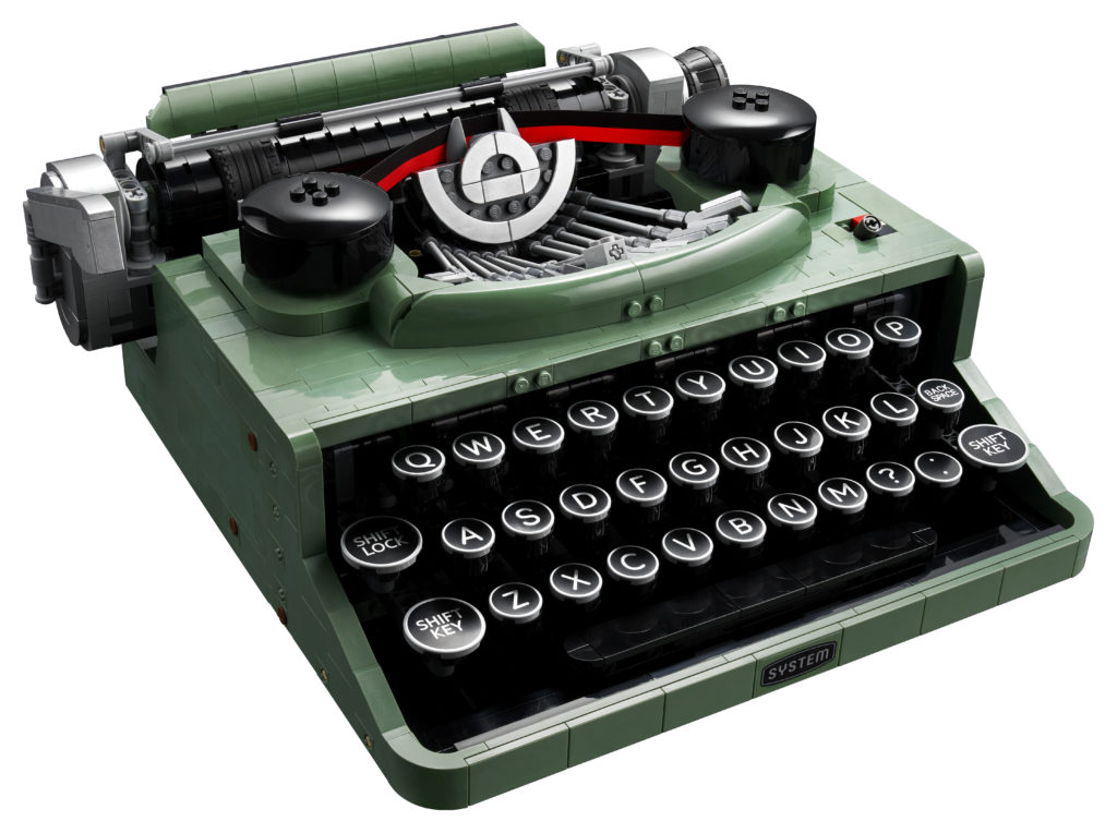 LEGO Ideas 21327 Typewriter contents