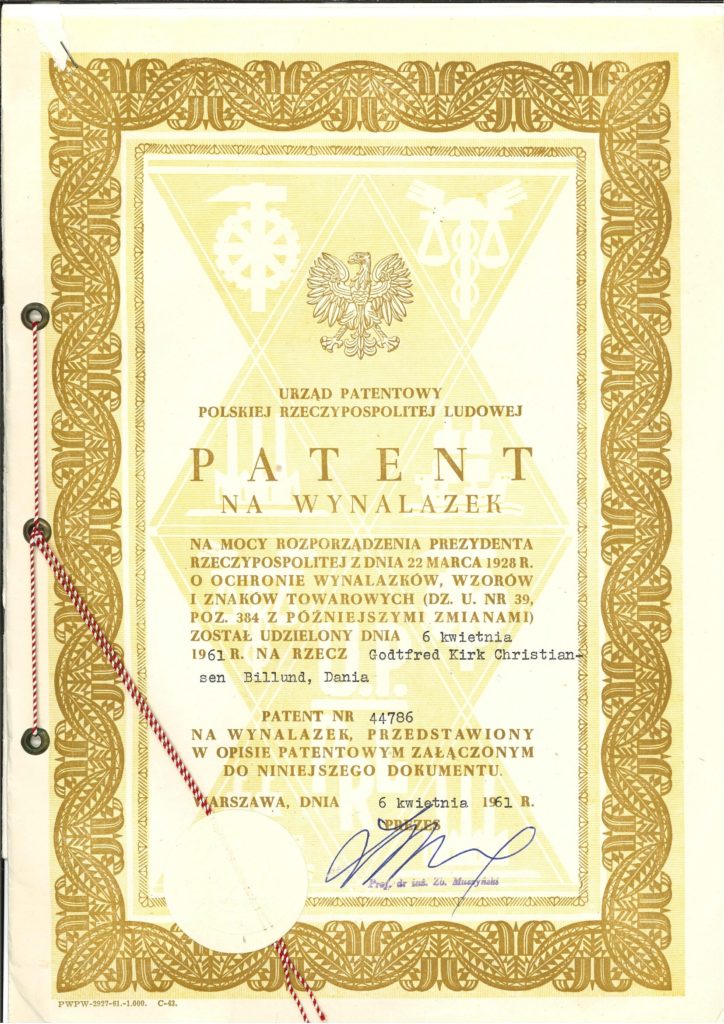 LEGO Brick Patent Poland