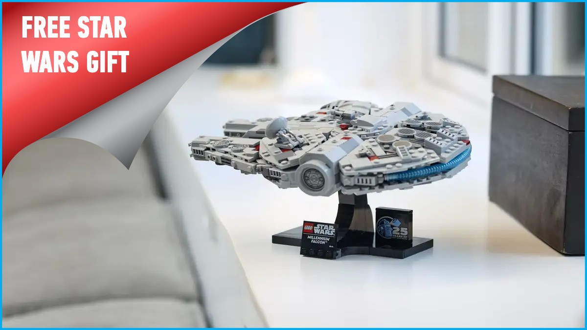 Free Star Wars gift on select LEGO Star Wars deals at Zavvi