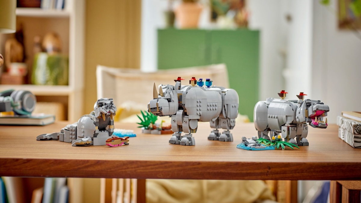 LEGO Creator 3-in-1 31171 Wild Animals: Majestic Rhino with Birds revealed
