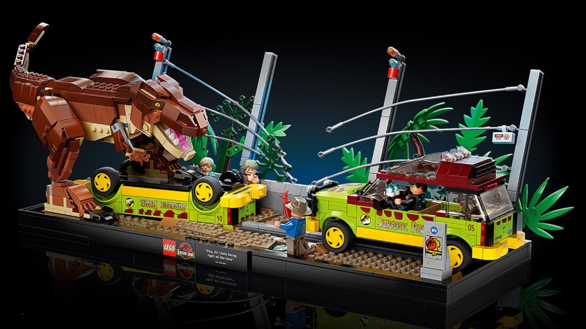 New LEGO 76956 Jurassic Park T. rex Breakout image reveals better look at dinosaur
