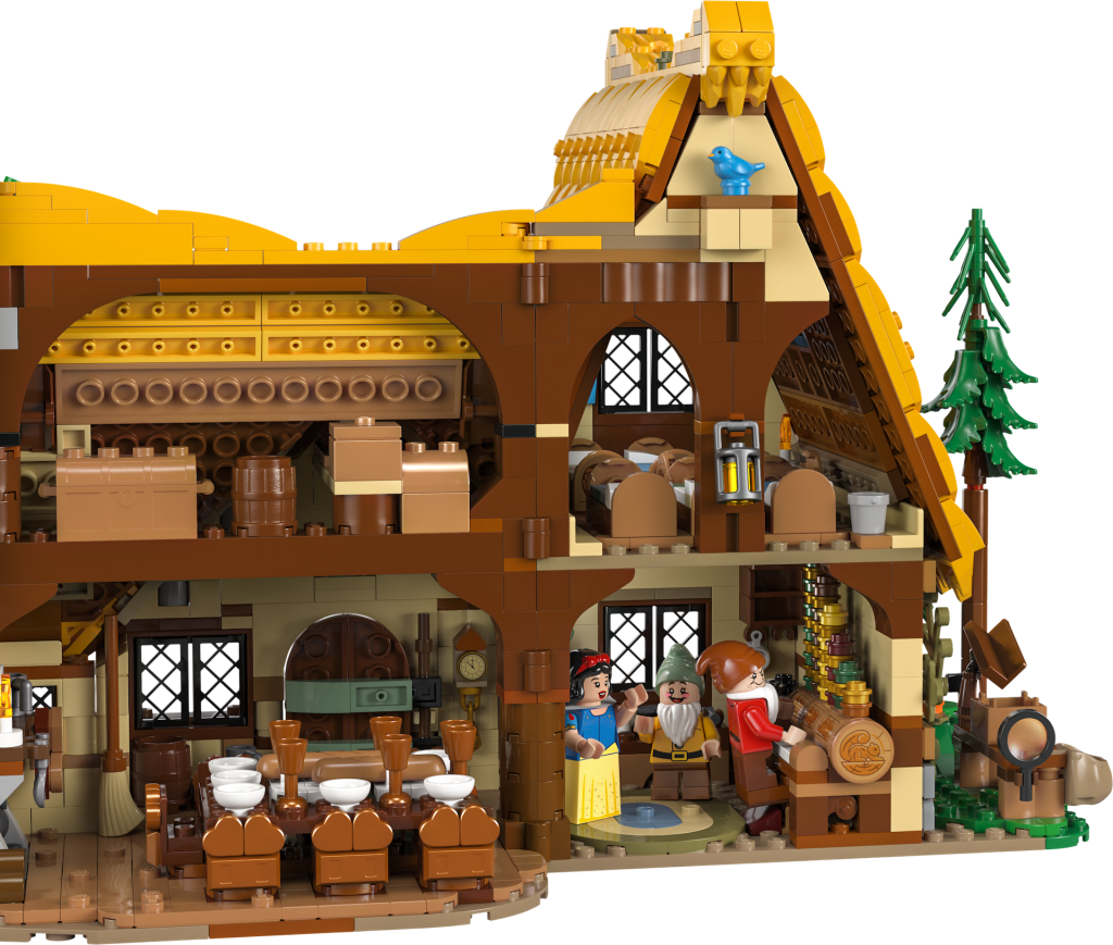 LEGO Disney 43242 Snow White and the Seven Dwarfs Cottage 6 1024x869