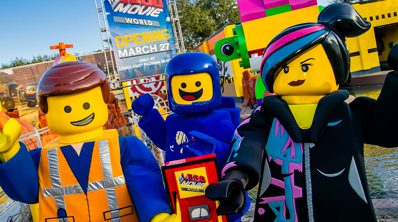 The LEGO Movie World at LEGOLAND California preview on television