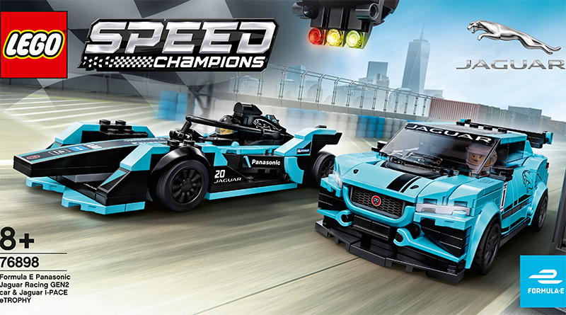 LEGO Speed Champions 76898 Formula E Panasonic Jaguar Racing GEN 2 car & Jaguar I-PACE eTROPHY announced