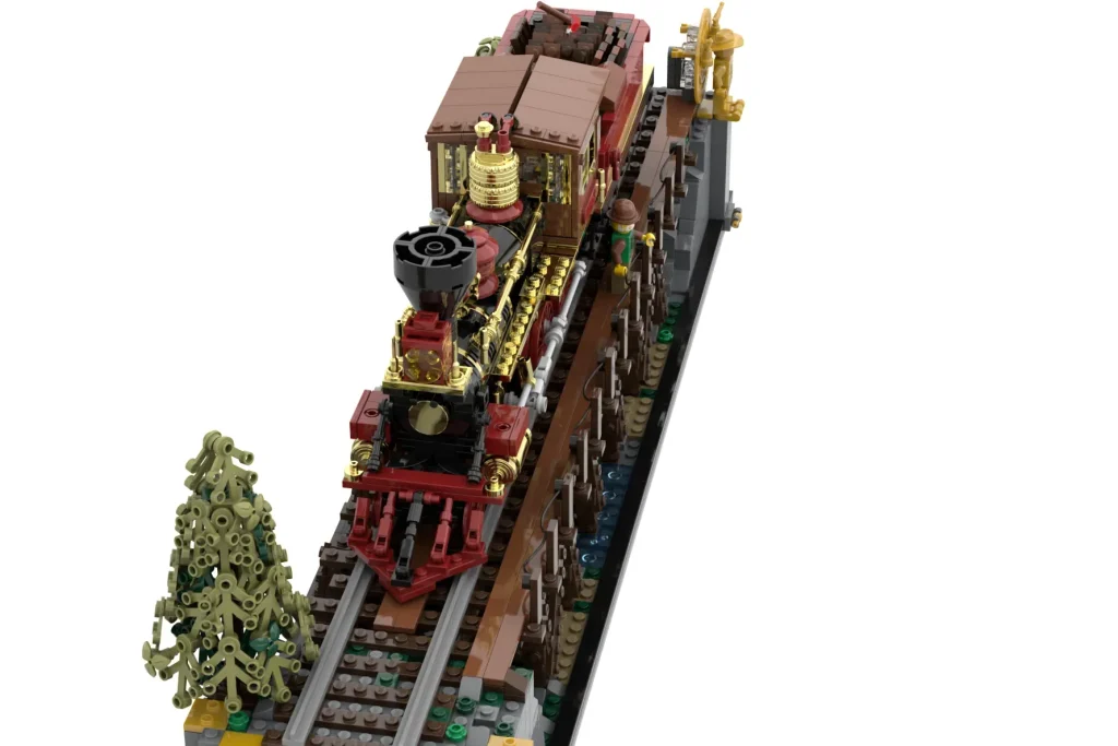 LEGO Ideas 1800s Railroading Bridges and Engines 2 1024x683