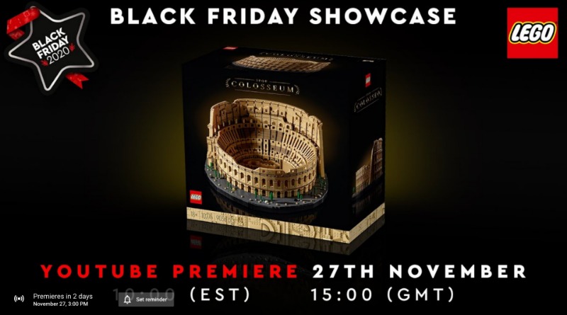 LEGO teases 2021 set reveal on Black Friday