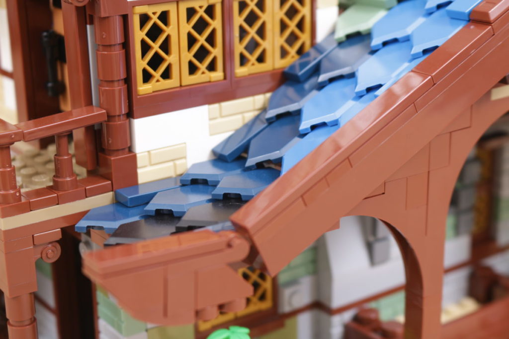 Rebuilding LEGO Ideas 21318 Medieval Blacksmith with Rebrickable 24 1024x683