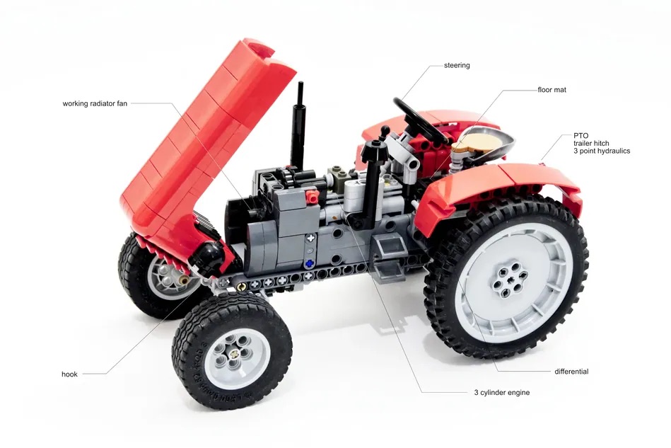 LEGO Ideas Classic Tractor 7