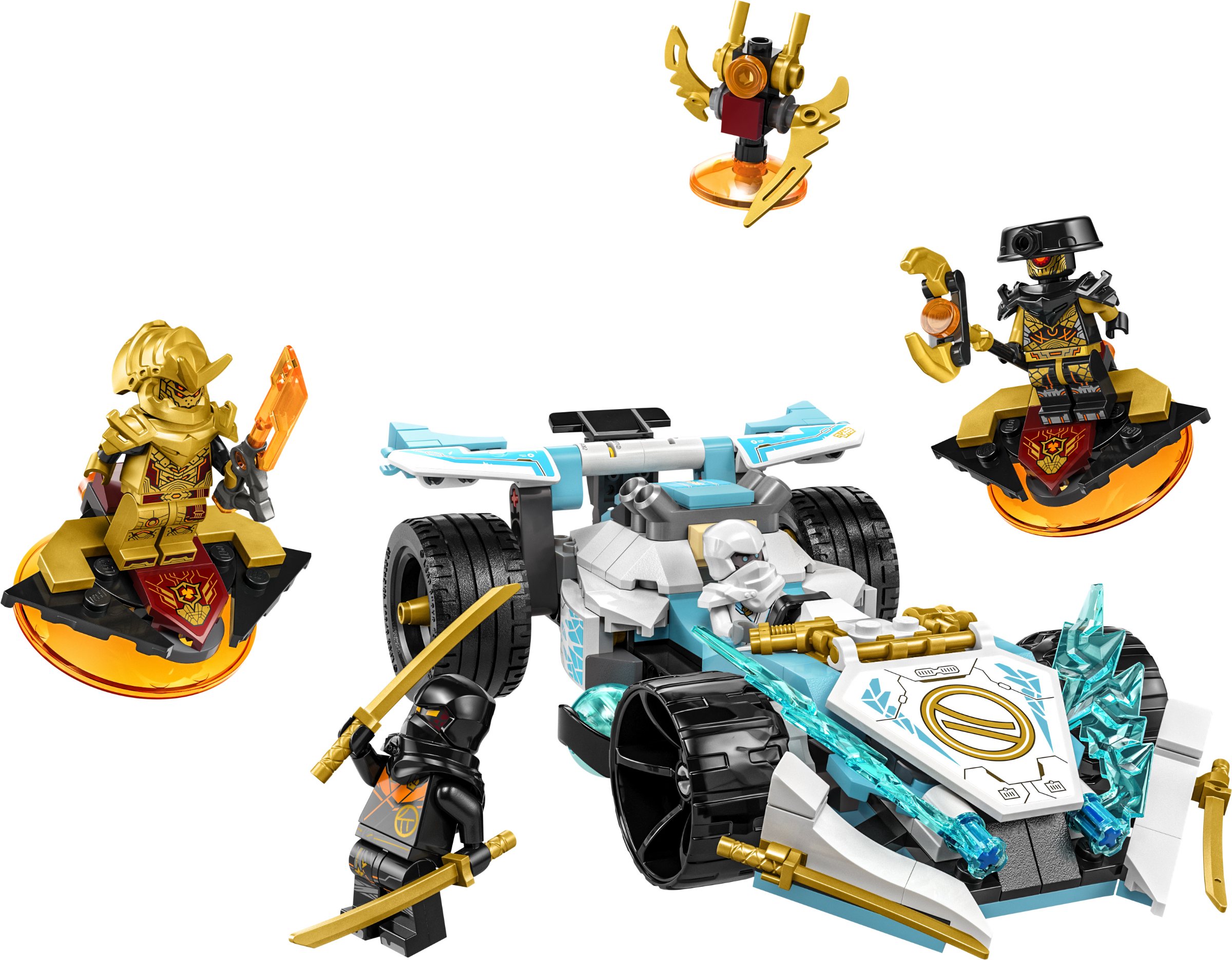 LEGO NINJAGO 71791 Zanes Dragon Power Spinjitzu Race Car 2