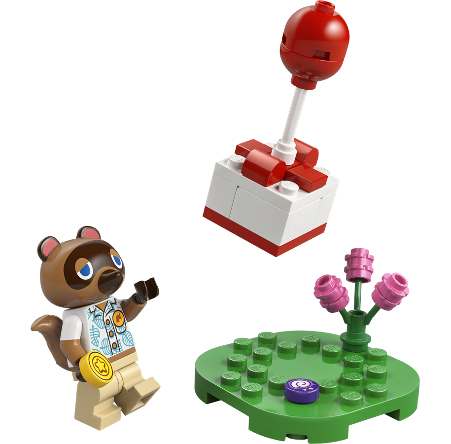 LEGO Animal Crossing 30731 Tom Nook and the Flying Gift 2