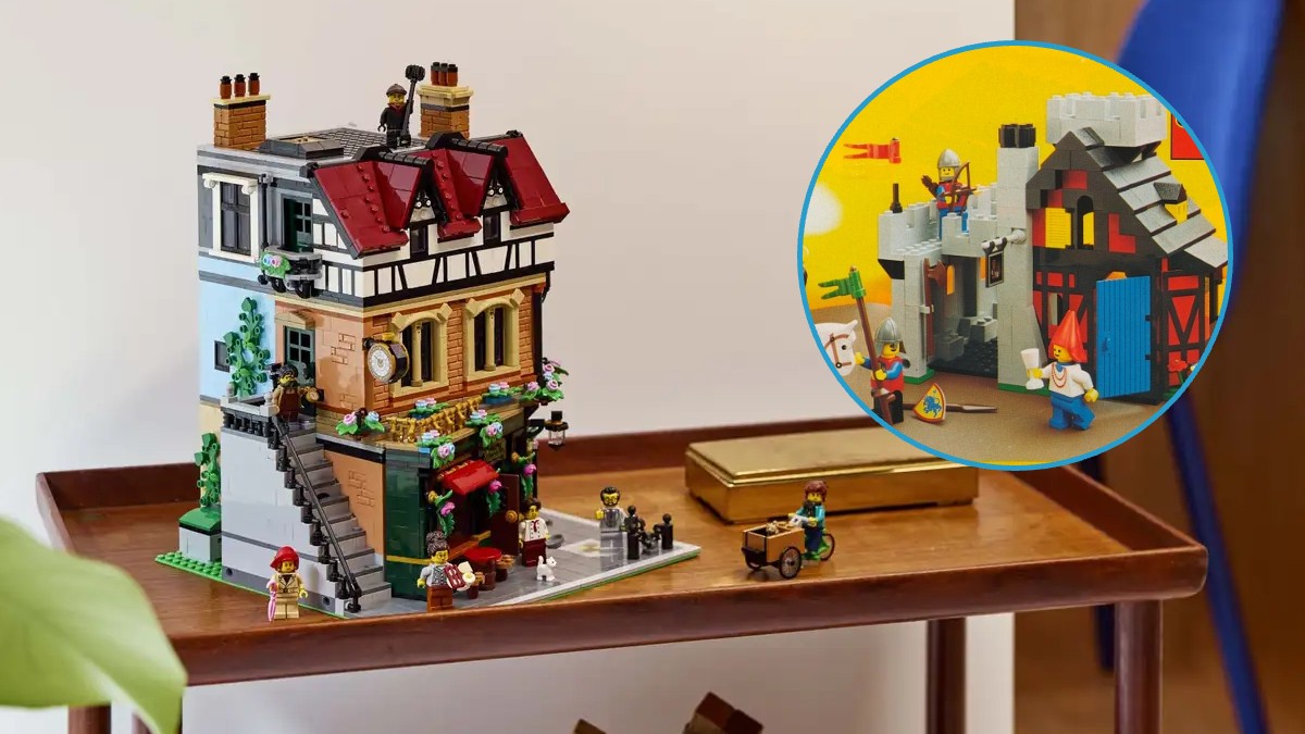 See how the LEGO Guarded Inn evolved from Castle to modular building