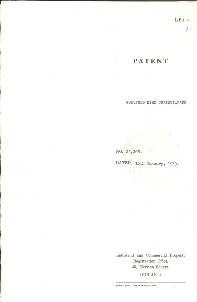 LEGO Brick Patent Ireland