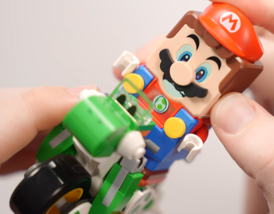 LEGO Mario kart 72031 Yoshi Bike firebird extra 2