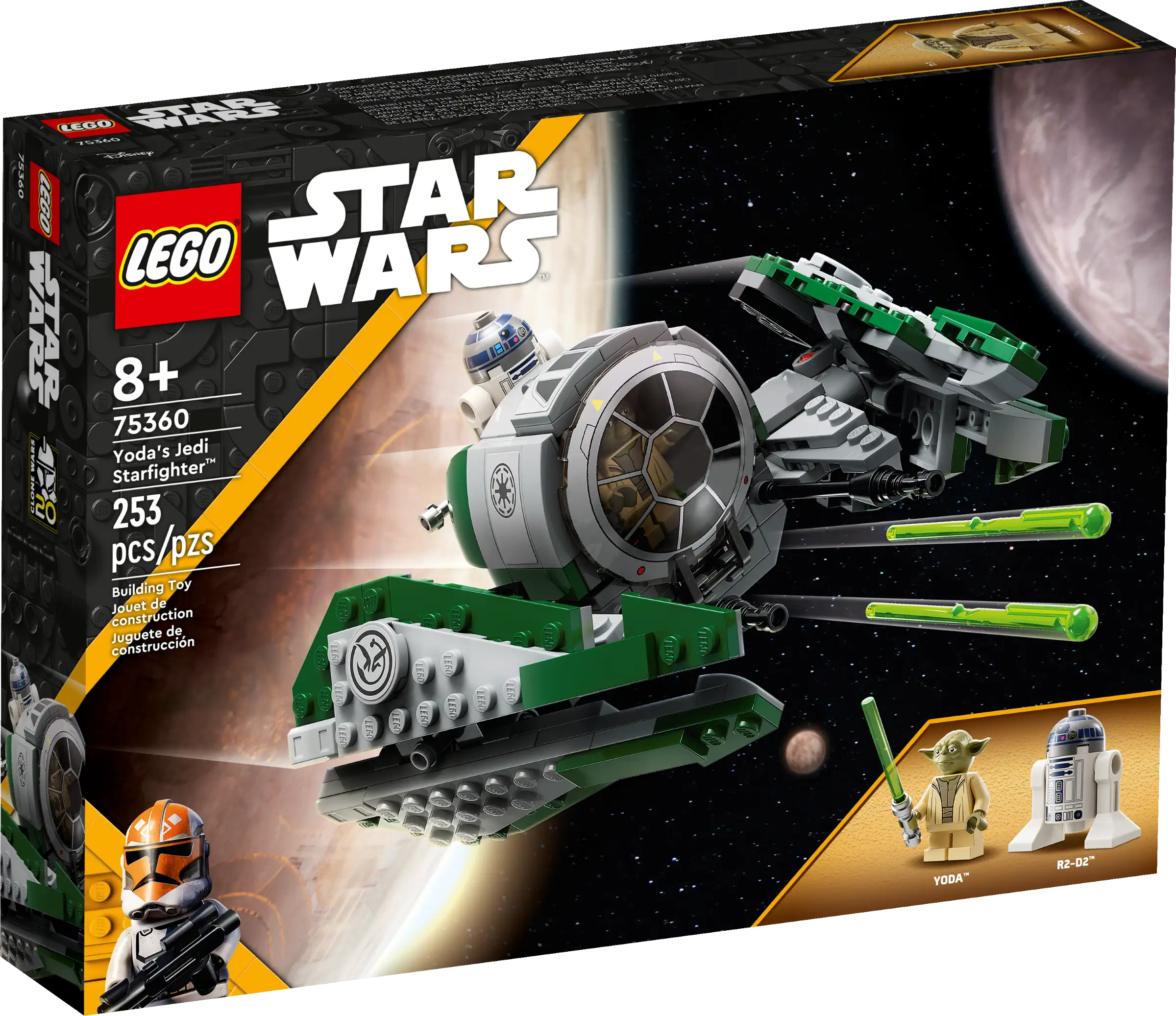 LEGO Star Wars 75360 Yodas Jedi Starfighter 01