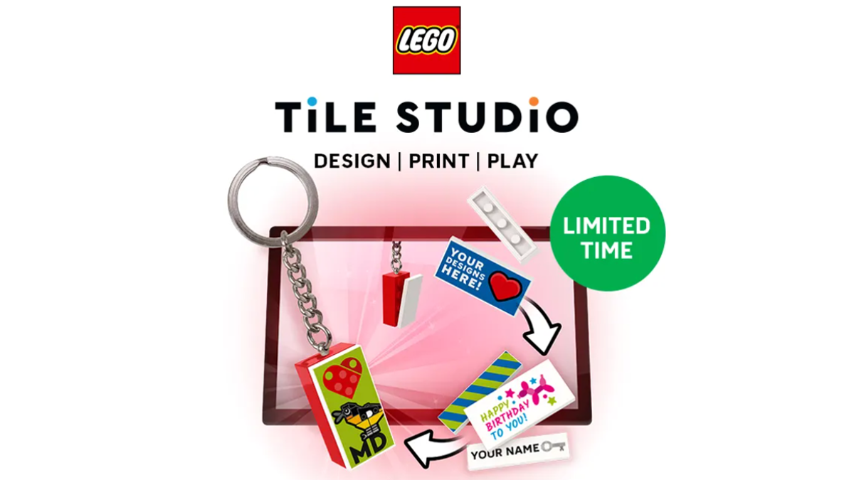 See LEGO's new in-store Tile Studio in action
