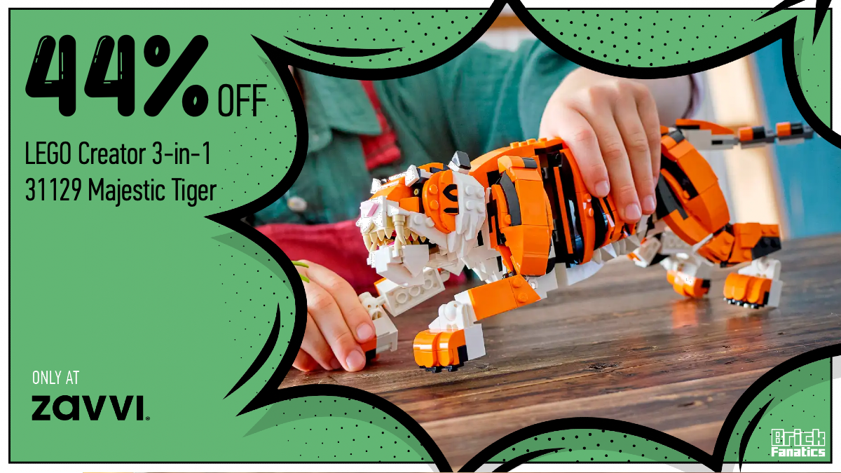 Best-ever price on LEGO Creator 3-in-1 31129 Majestic Tiger