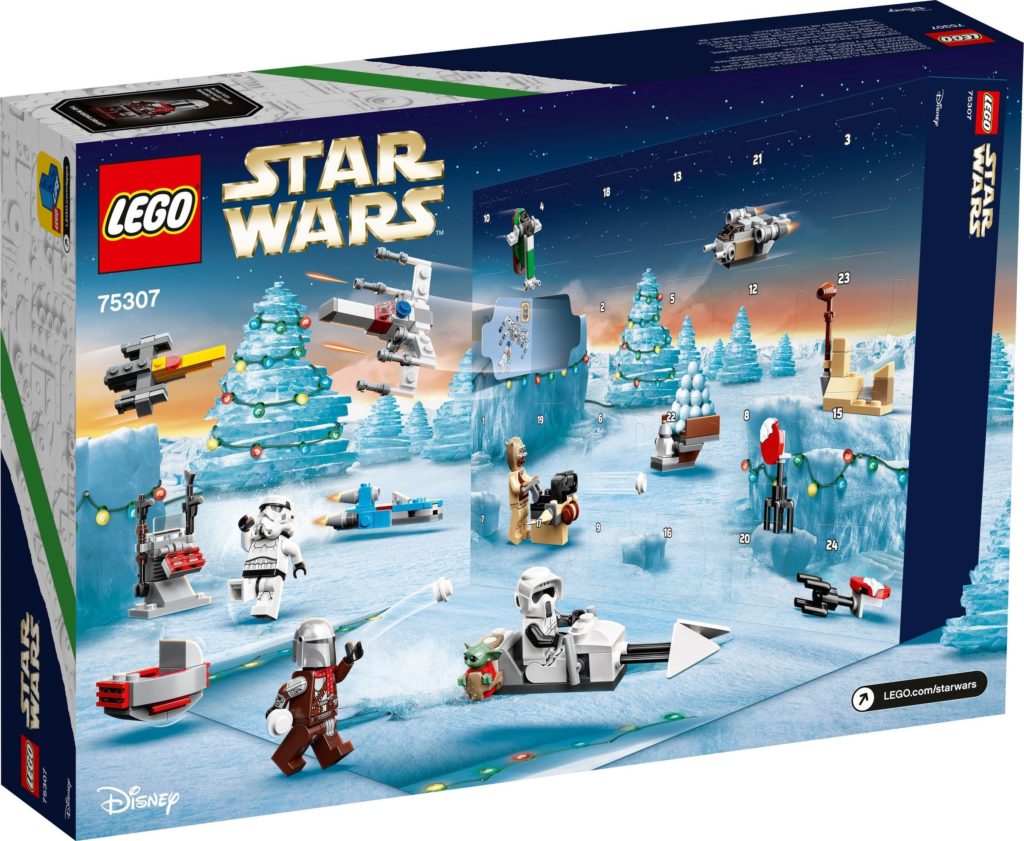 75307 Star Wars Advent Calendar box back