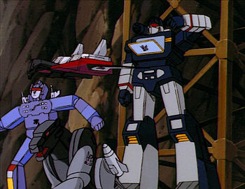 Soundwave in cartoon