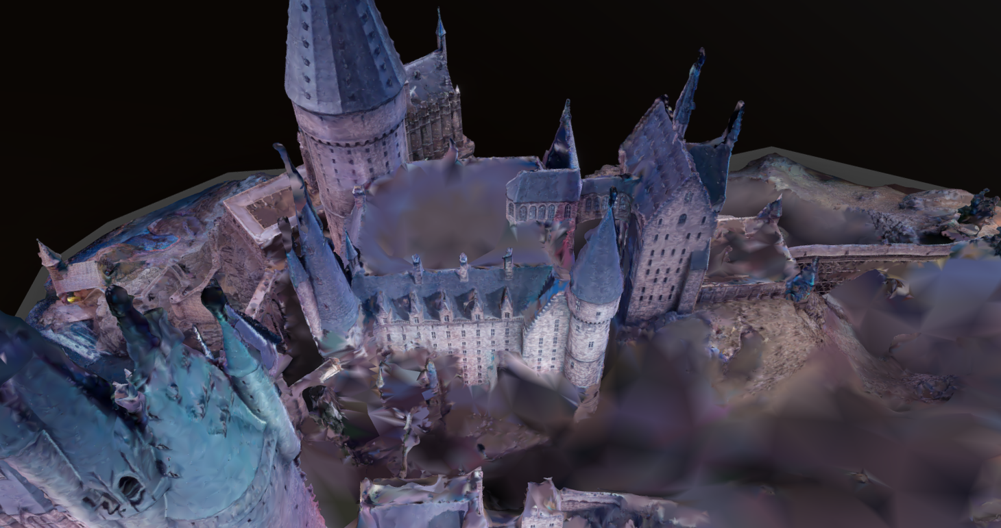 mosyan 3d scan scale hogwarts casle